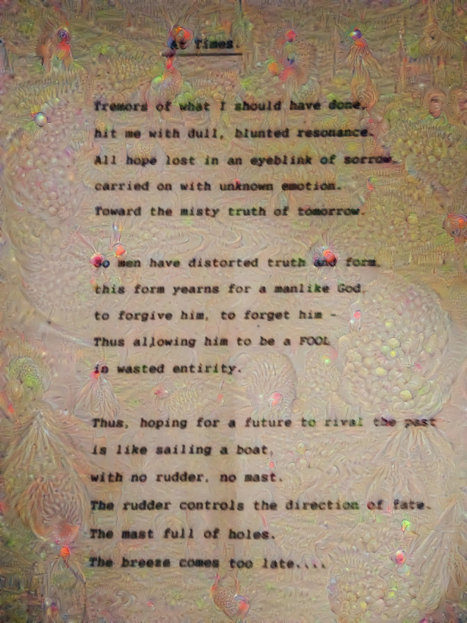 This morning, I found a poem I wrote (angry, morose youth that I seemed to be)! - I laugh most days, nowadays, and can't seriously write such poetry!