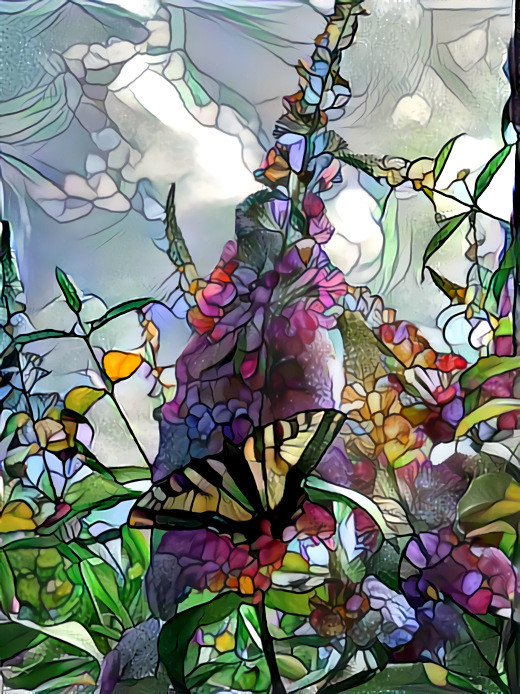 Stained Glass Butterfly