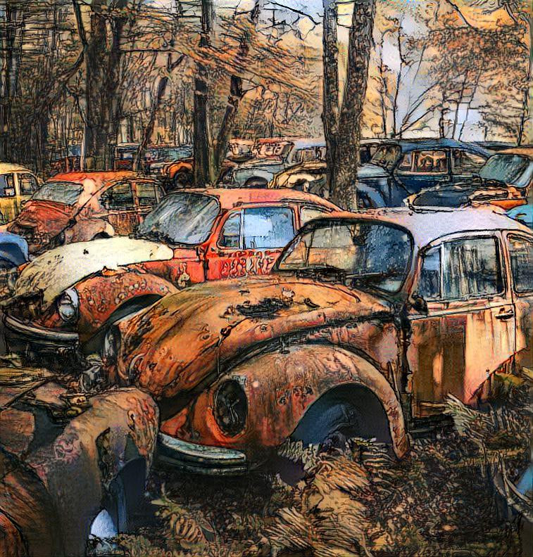 Old Junked Bugs