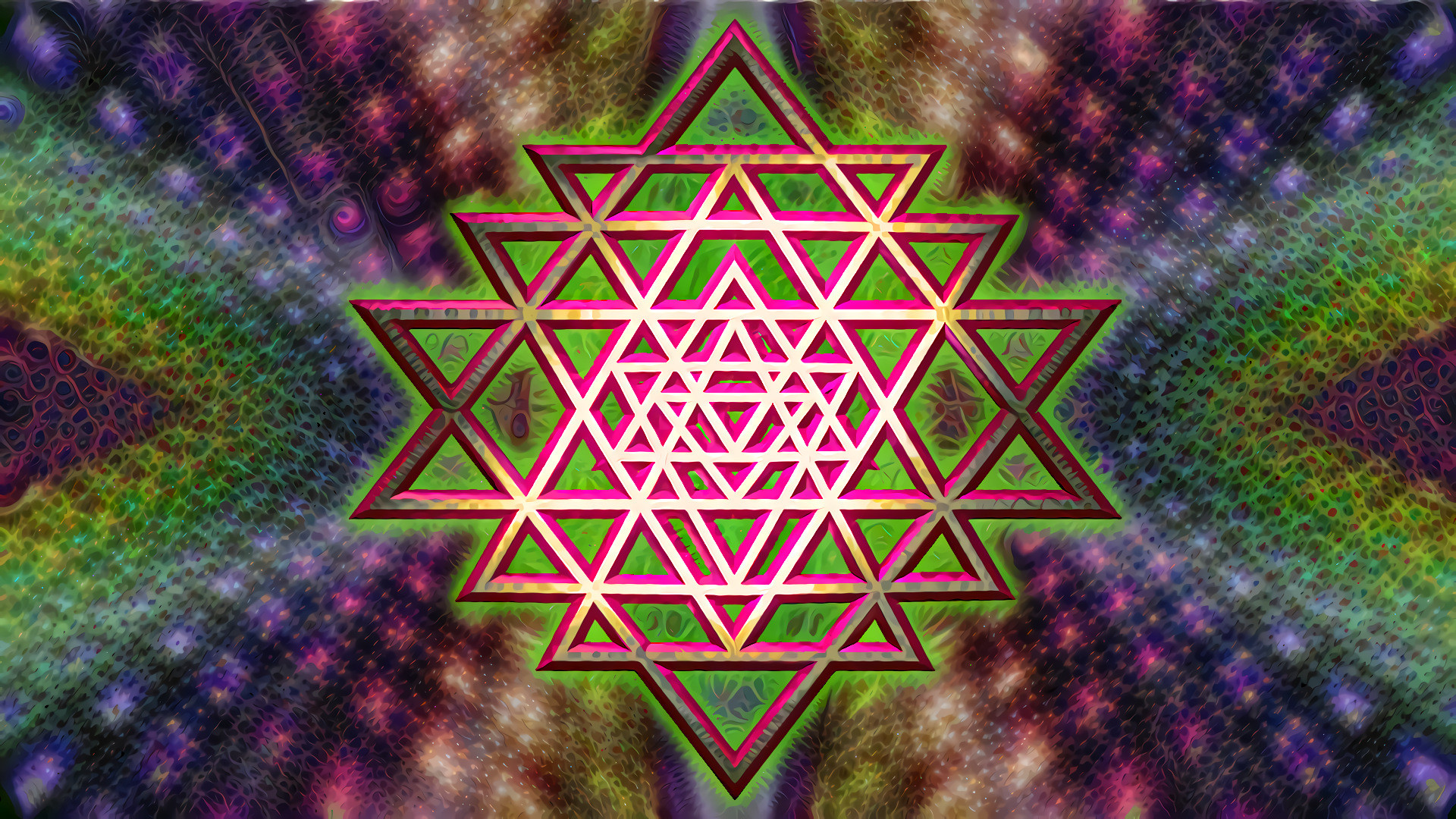 Luminous Shri Yantra