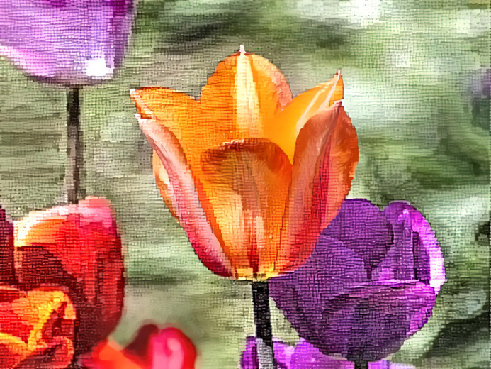 Tulips Texturized