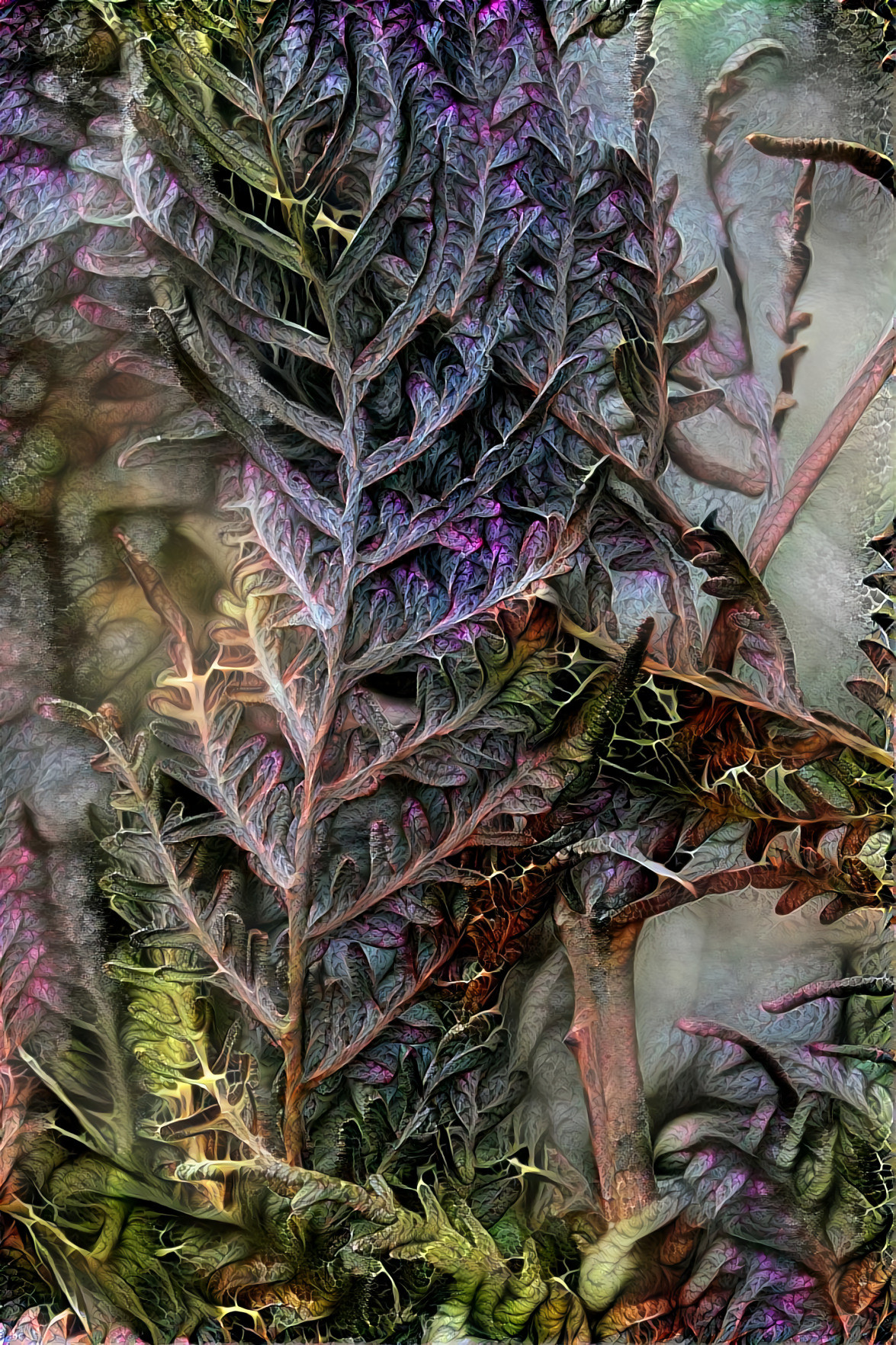 Colorful Ferns