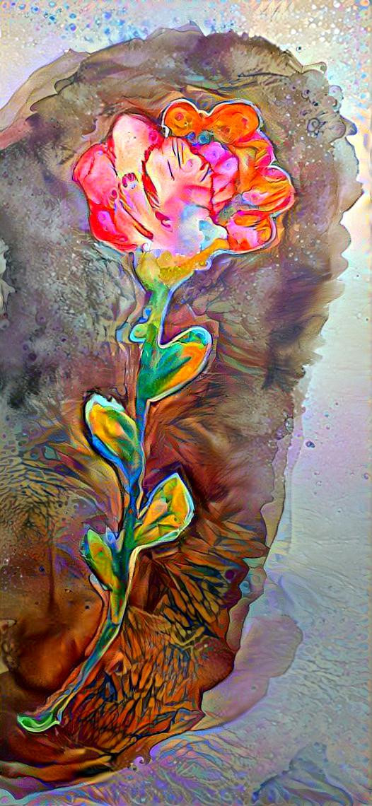 Watercolor flower