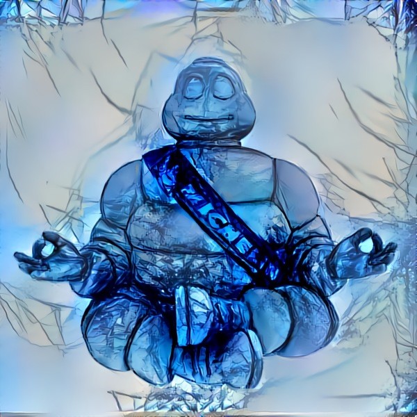 MEDITATING MAN FREEZE