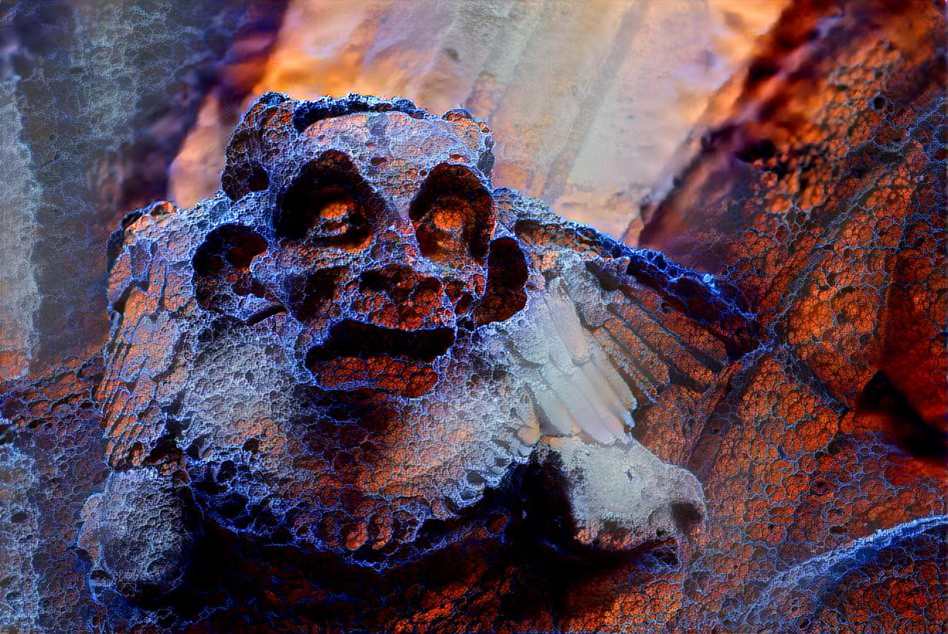 Gargoyle and fractal 01