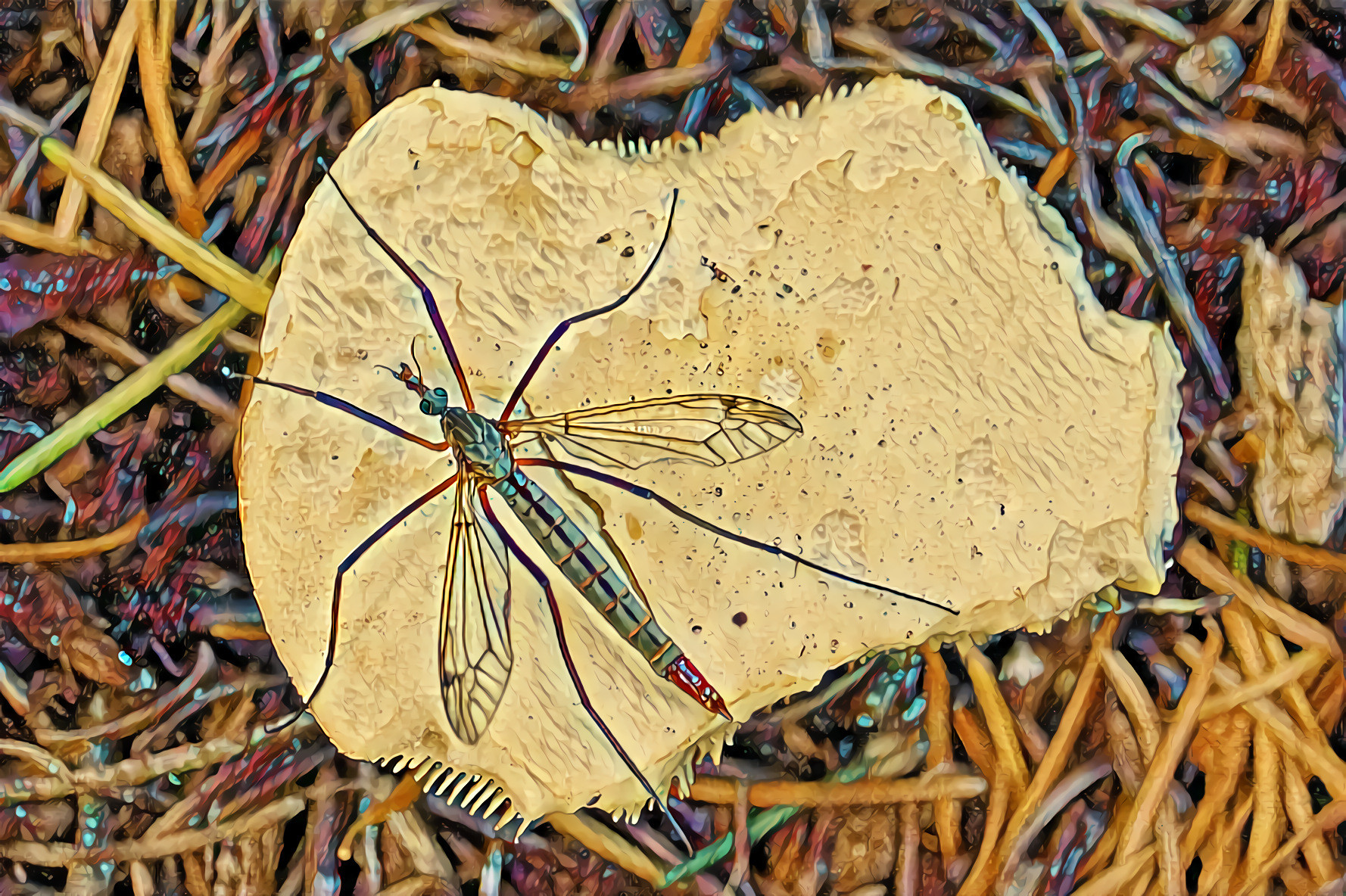 Bug on Mushroom