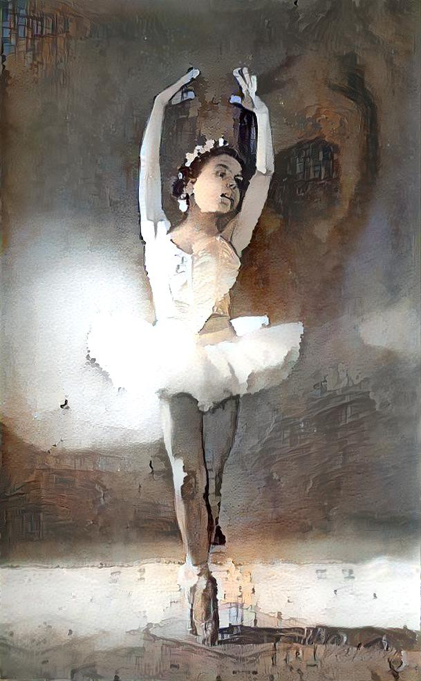  Little ballerina girl