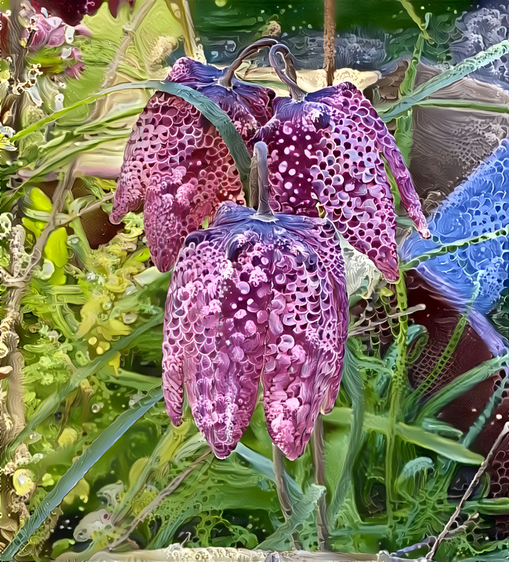 Checkered Dragon Infused Lilies