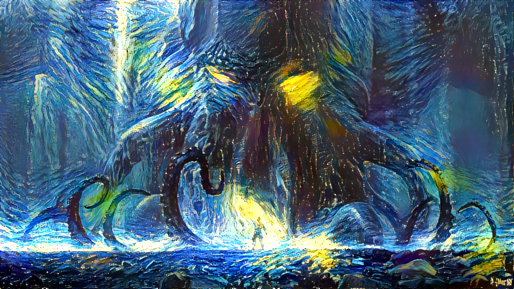 Starry Night Cthulu