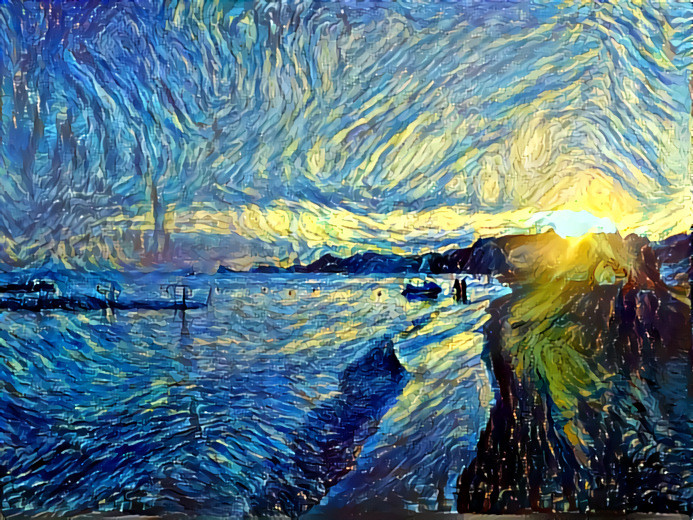 Sunset at the beach 2.0