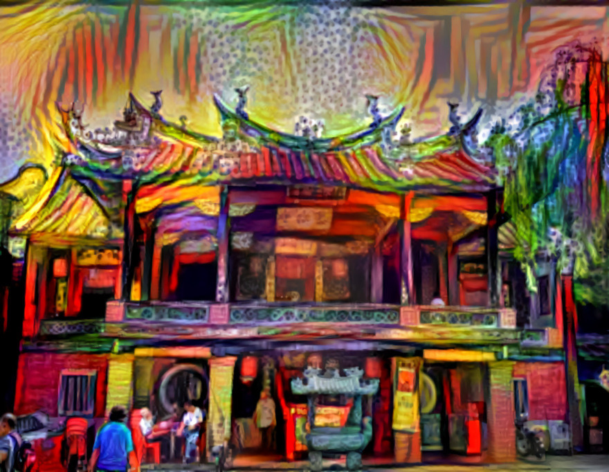 Dunkelbuntes Leong San Tong Khoo Kongsi