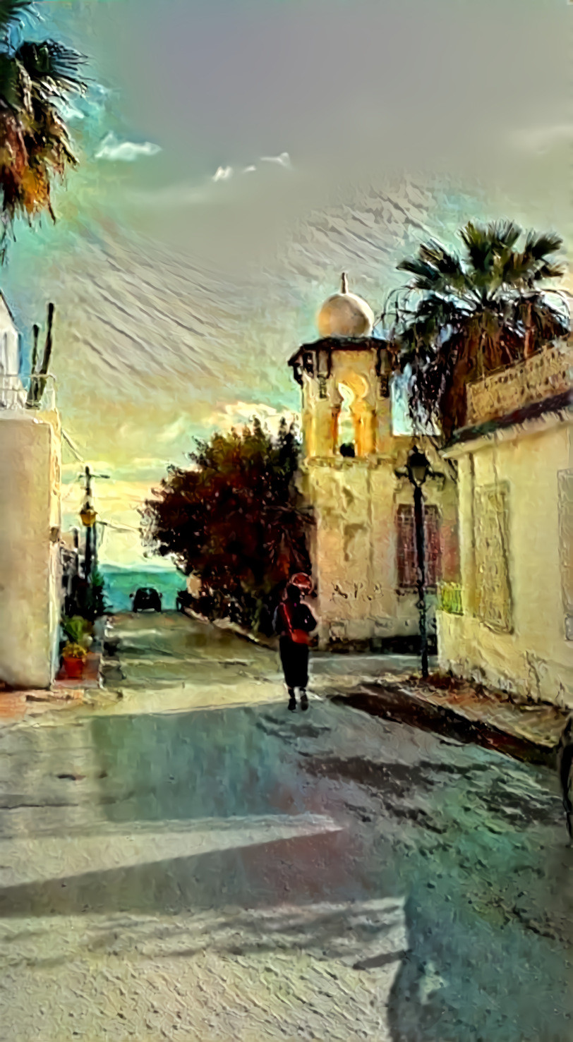 Carthage Dermech street to sea by Tyna