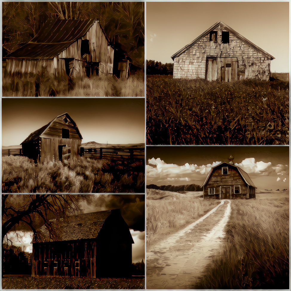 Old barns