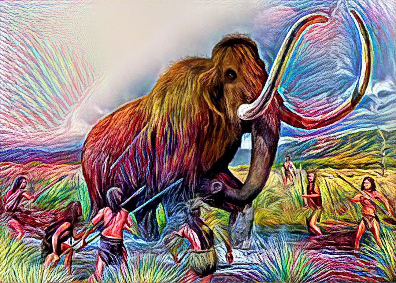 Mammoth hunting