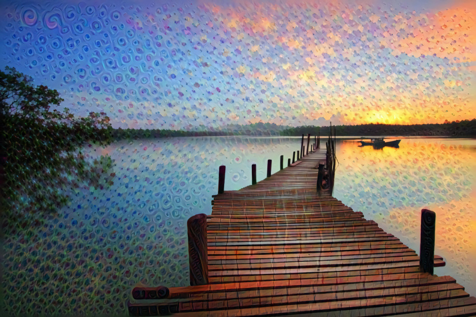 Trippy boardwalk