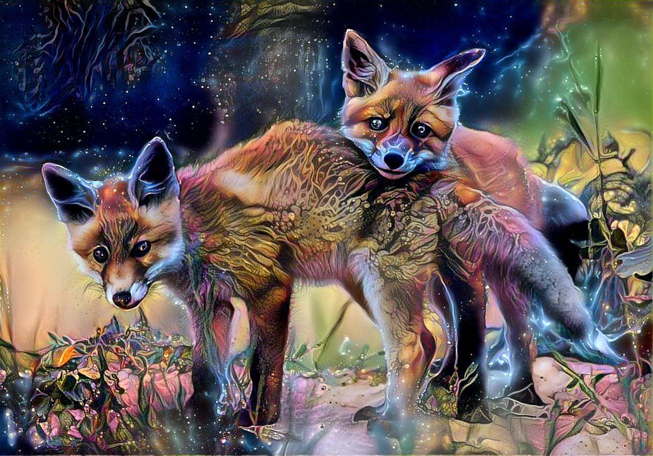 Young foxes