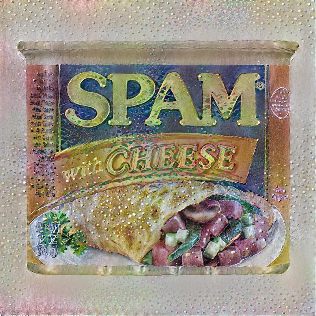 spam with cheese