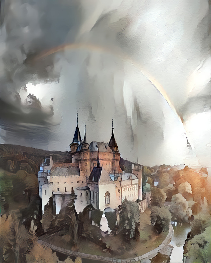 Watercolour Castle