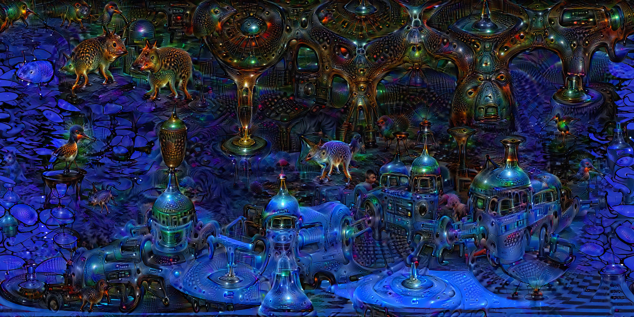 "Tilt Brush Deep Dream 360"