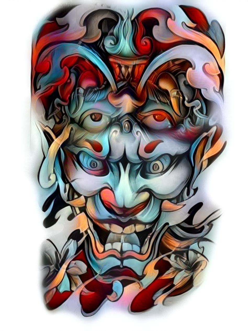 Japanese Demon of Jealousy - Mask