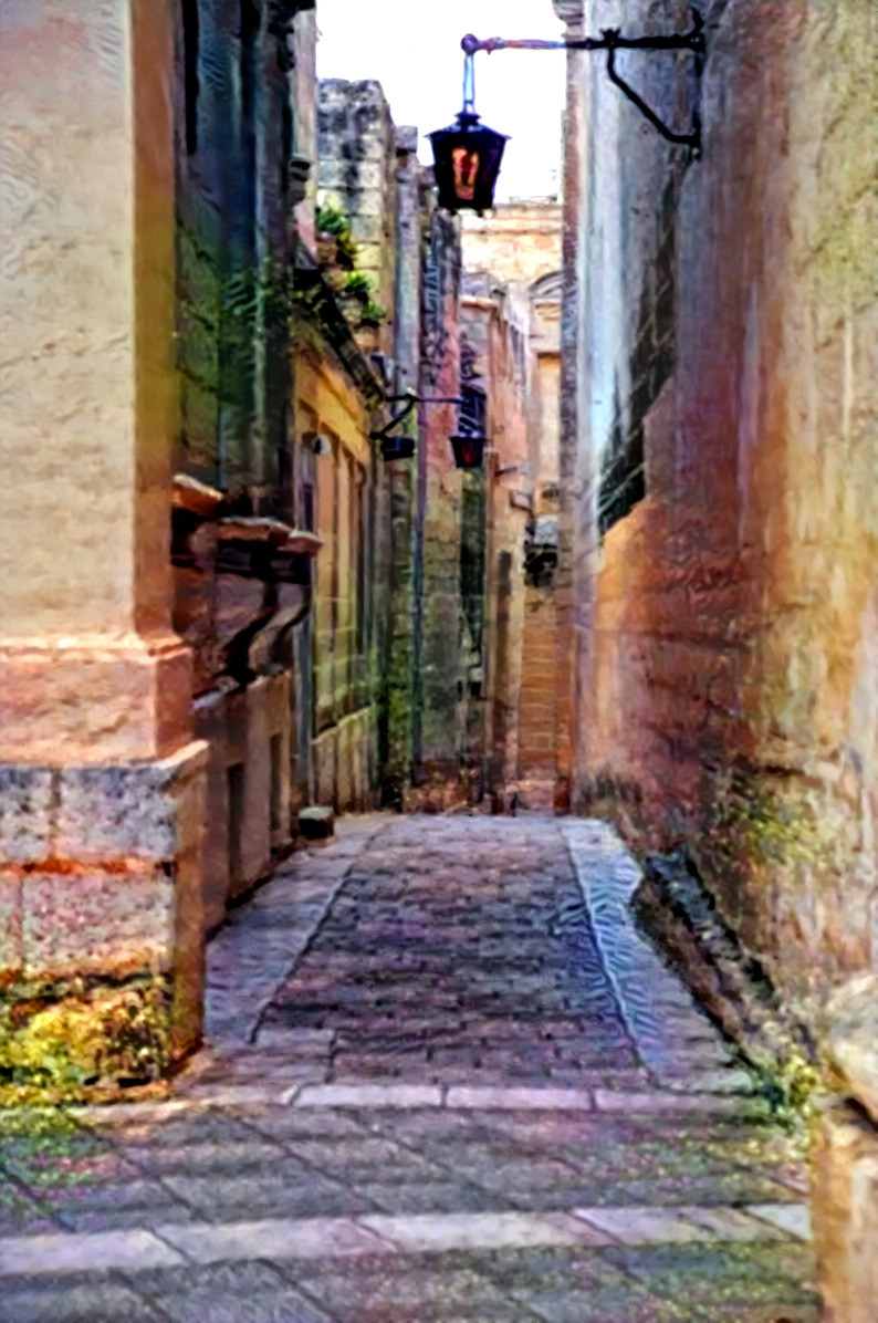 Gasse in Mdina (Malta)