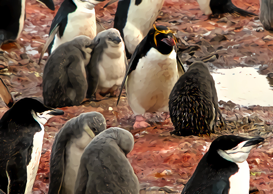 Mostly Chinstrap Penguins