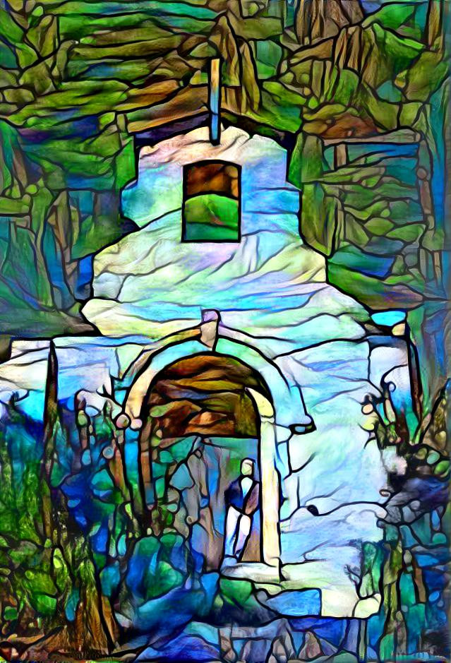 Digital Art by MJI Ghost Town Church 6