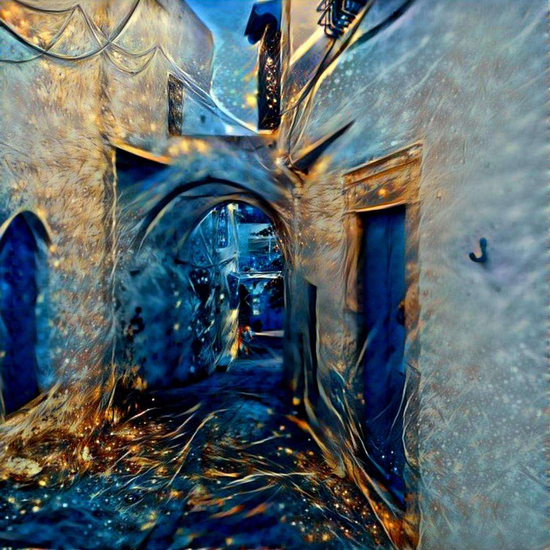 Passage Sidi Bou nuit by Tyna