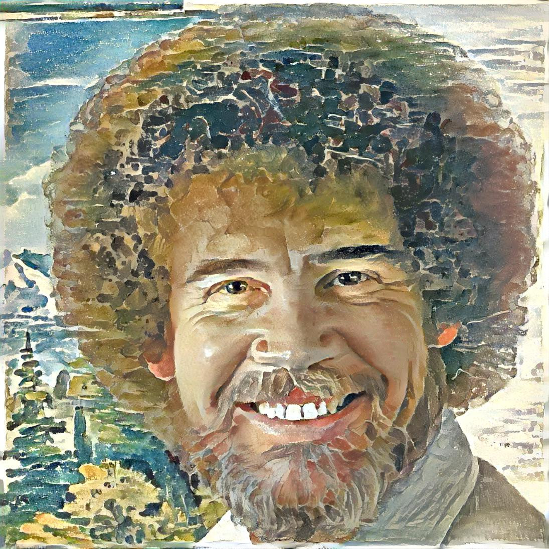 Not a self-portrait of Bob Ross