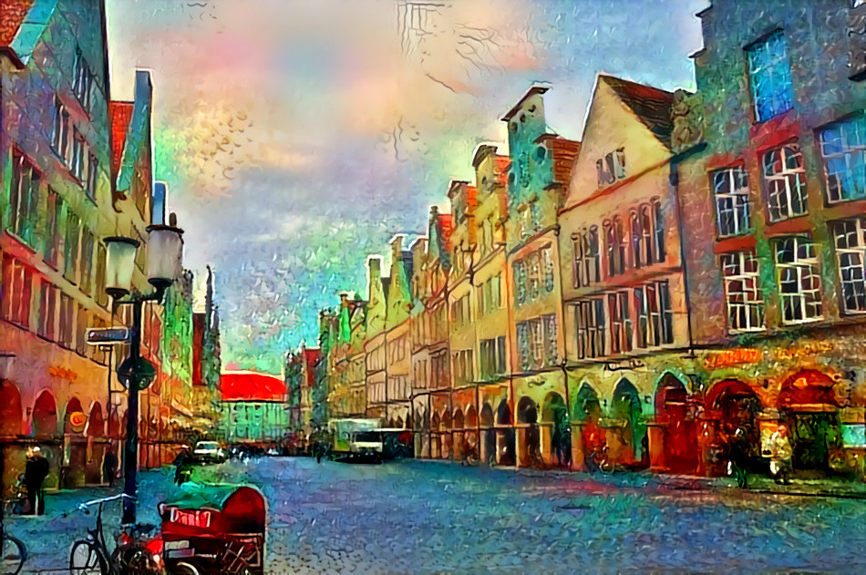 Prinzipalmarkt in Münster Westf. (Deutschland)