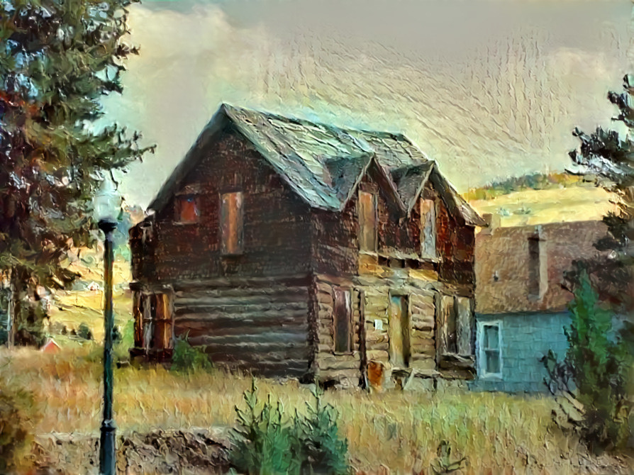Old wooden house