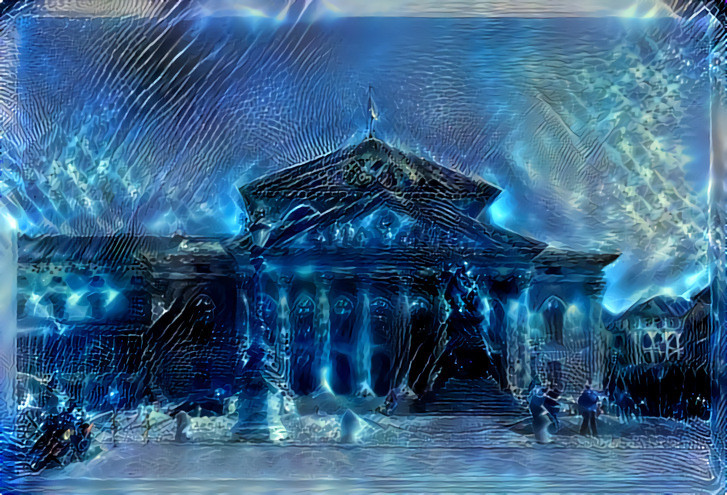 Nationaltheater blue