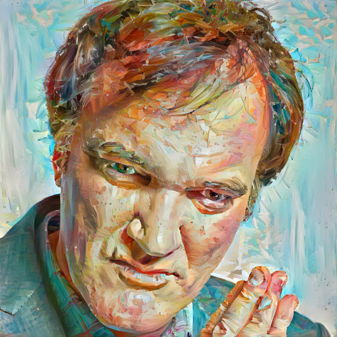 Portrait of Quentin Tarantino