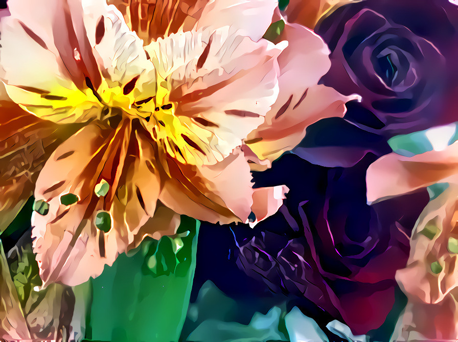 Alstroemeria and Roses #1