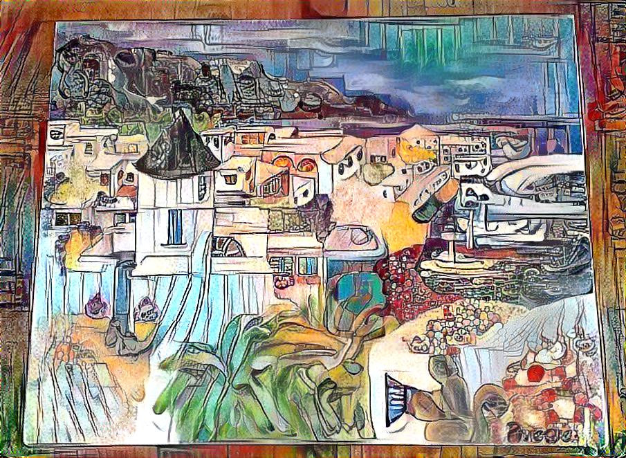 Mykonos - Acrylic Painting