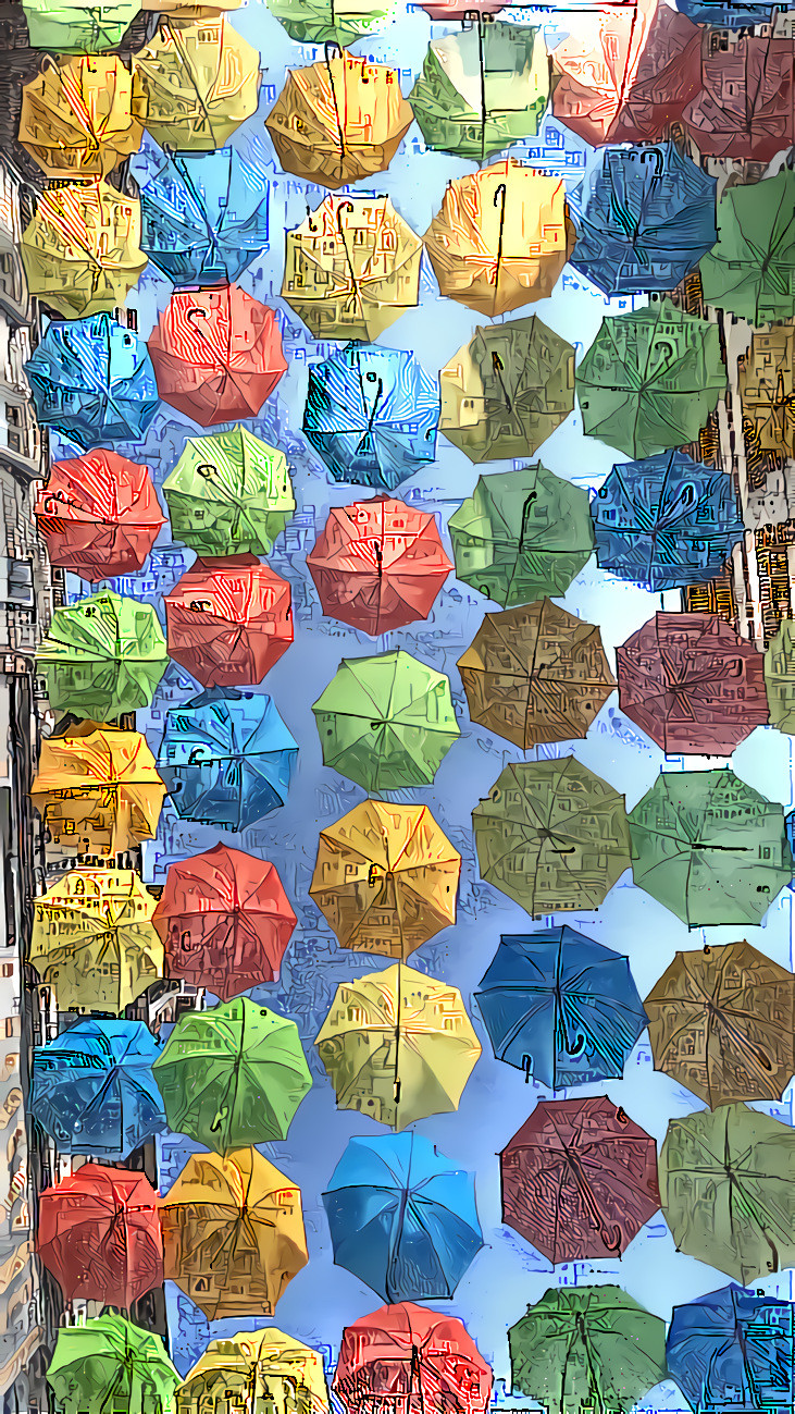 Umbrellas ☂ in the sky