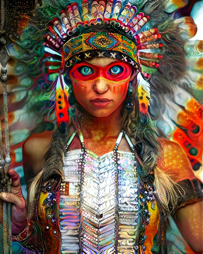 American Indian girl