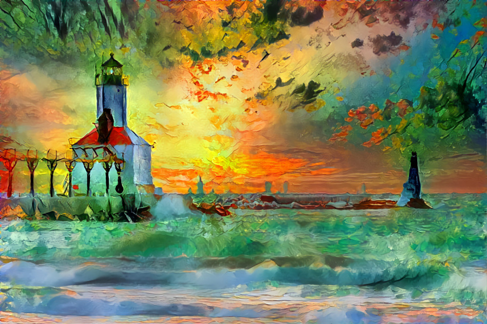 Lighthouse Sunset