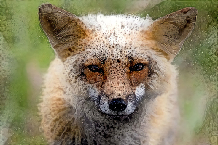 Deep Dream: Red Fox (Ver.5)