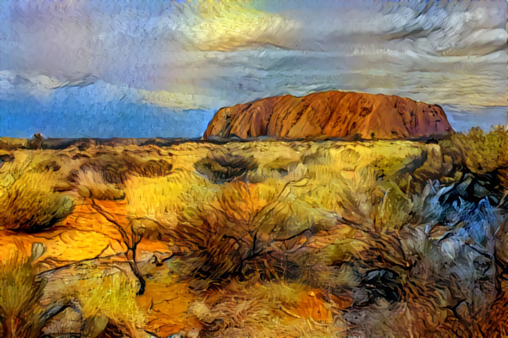 Vincent van Gogh Visits the Australian Outback 1.