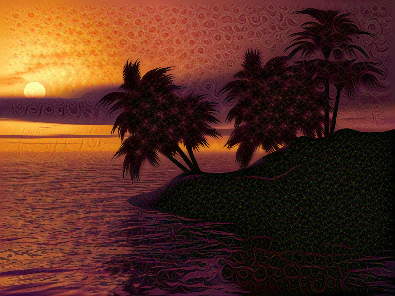 Palm Trees, Sunset