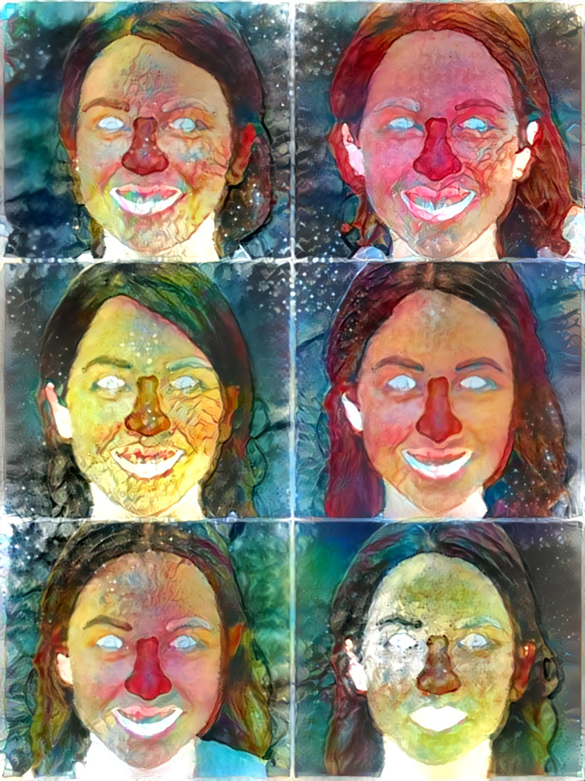 Face-parsing ran on StyleGan portraits