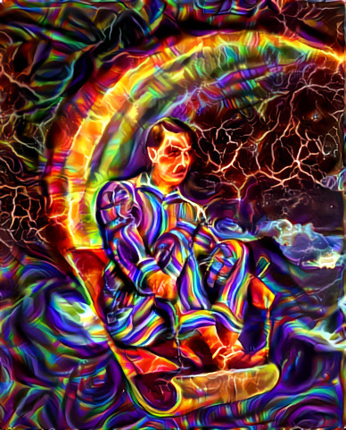 Rainbow Hitler Magic Carpet