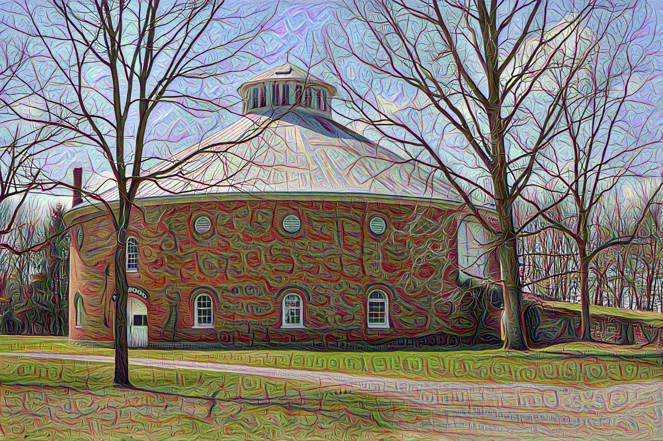 Rustic Round Brick Barn, Ohio