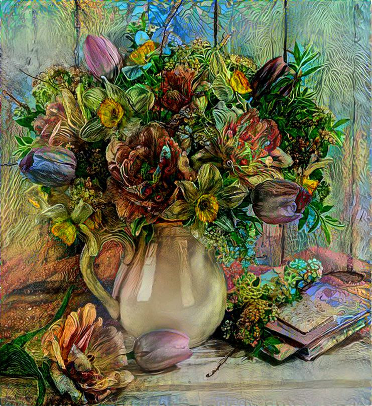 Flowers In Vase.