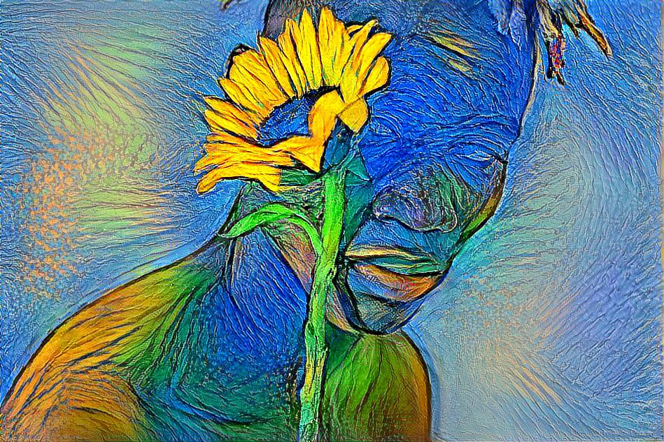 sunflower man