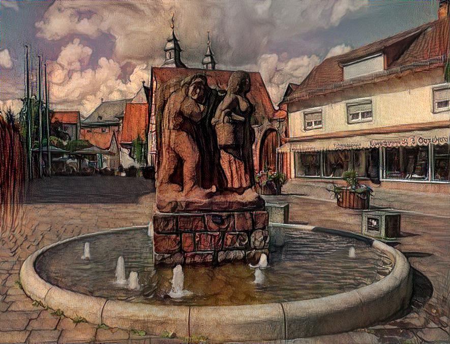 Fountain in Walldürn, Germany