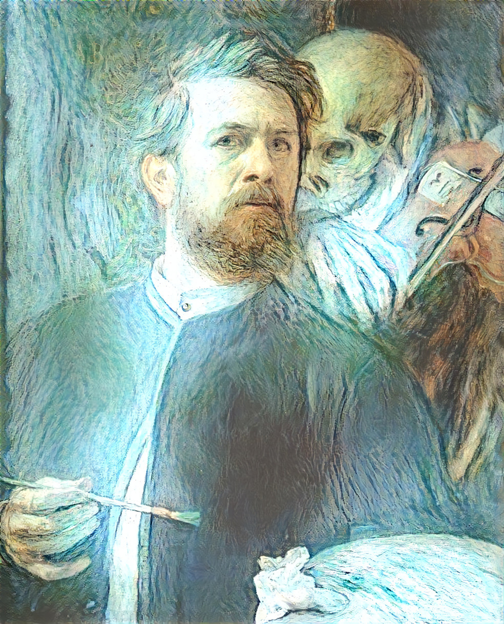 Self-portraits ; Böcklin & Van Gogh