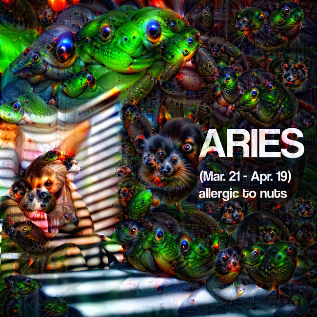 Aries: allergic to nuts