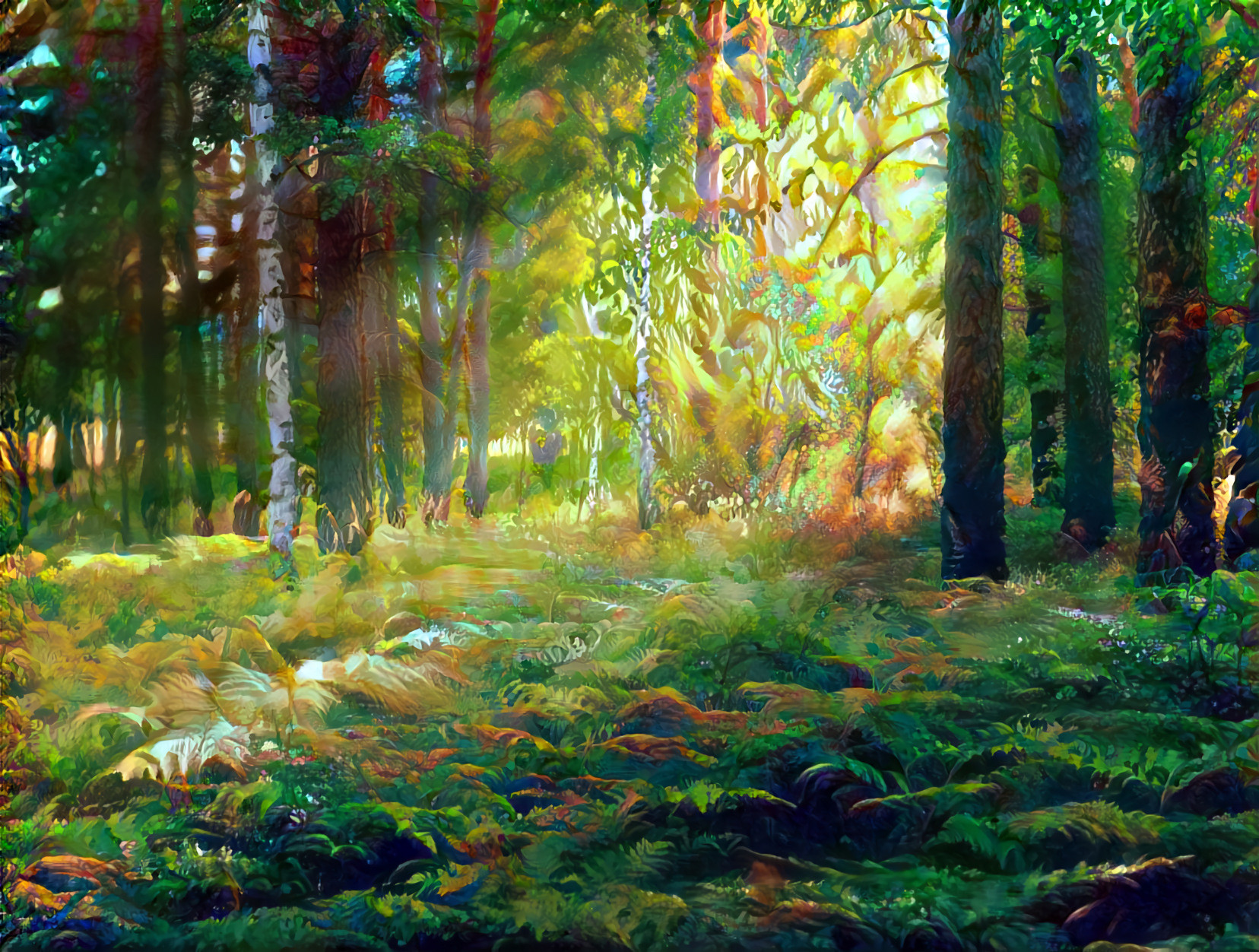 Forest Sunbeams